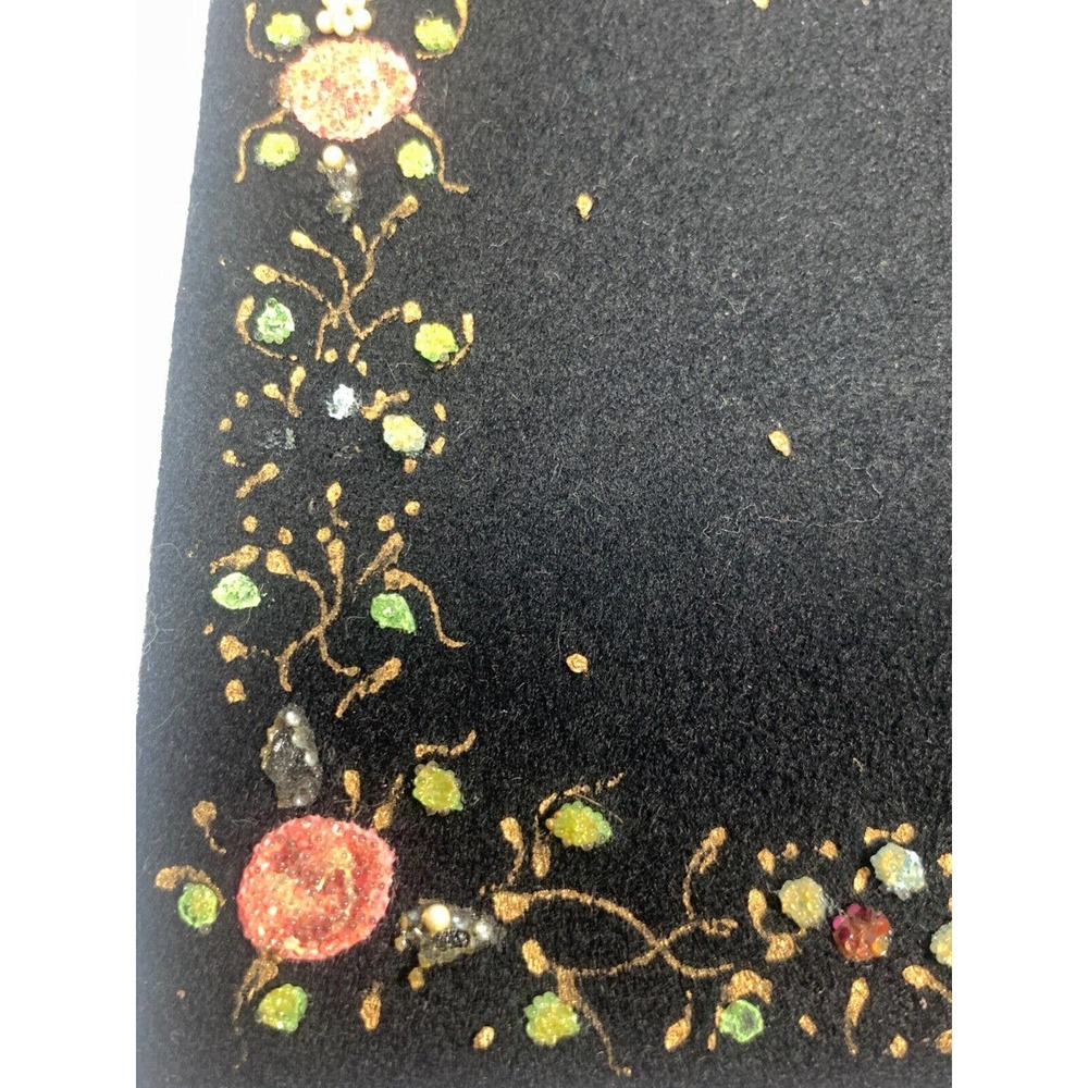 Tyrolean Vintage Handbag Retro Rockabilly Floral - Picture 14 of 15